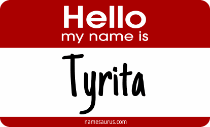 Hello my name is Tyrita png download