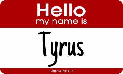 Hello my name is Tyrus png download