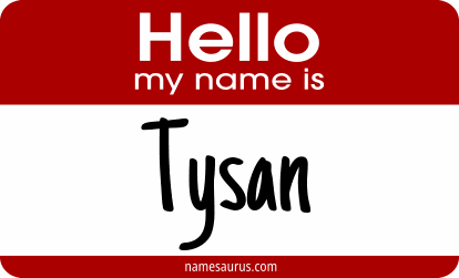 Hello my name is Tysan png download