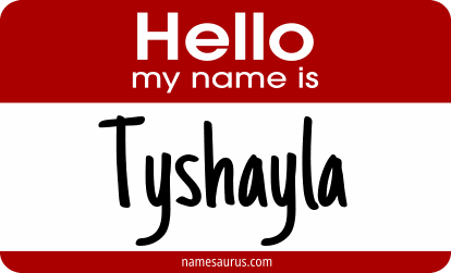 Hello my name is Tyshayla png download
