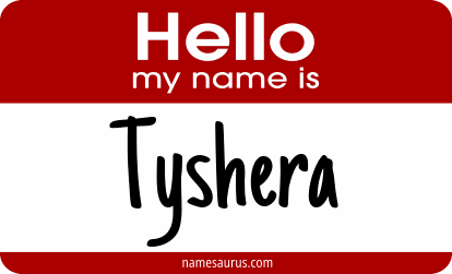 Hello my name is Tyshera png download