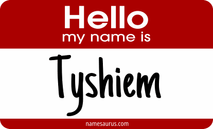 Hello my name is Tyshiem png download
