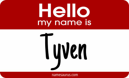 Hello my name is Tyven png download