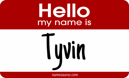 Hello my name is Tyvin png download