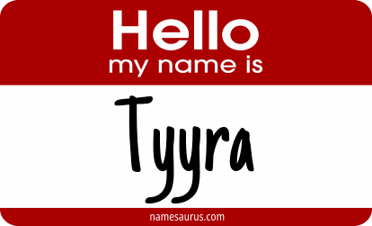 Hello my name is Tyyra png download