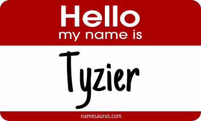 Hello my name is Tyzier png download