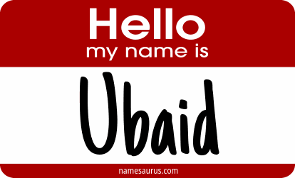 Hello my name is Ubaid png download