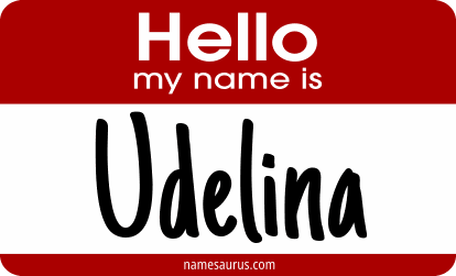 Hello my name is Udelina png download