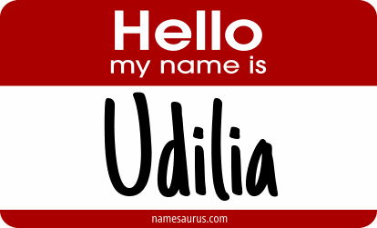 Hello my name is Udilia png download