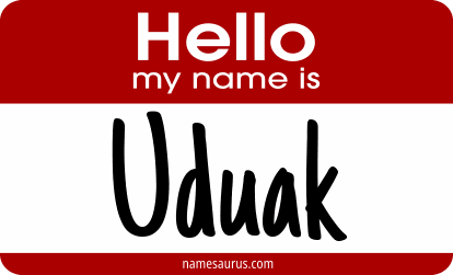 Hello my name is Uduak png download