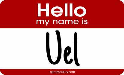 Hello my name is Uel png download