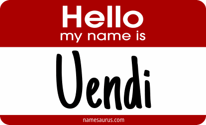 Hello my name is Uendi png download