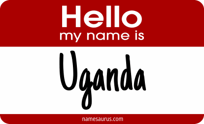 Hello my name is Uganda png download