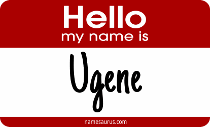 Hello my name is Ugene png download