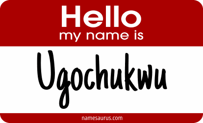 Hello my name is Ugochukwu png download