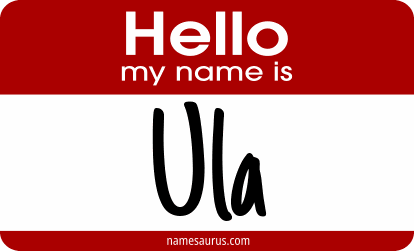 Hello my name is Ula png download