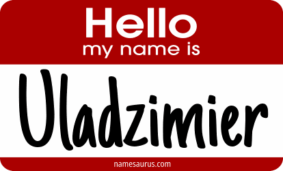 Hello my name is Uladzimier png download