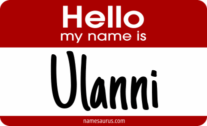 Hello my name is Ulanni png download
