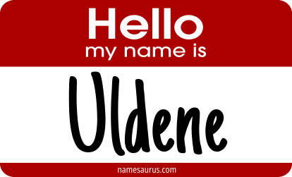 Hello my name is Uldene png download