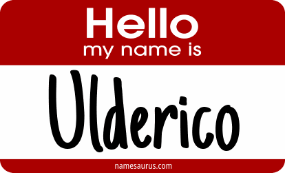 Hello my name is Ulderico png download