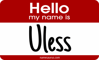 Hello my name is Uless png download