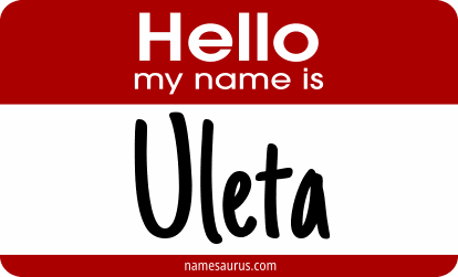 Hello my name is Uleta png download