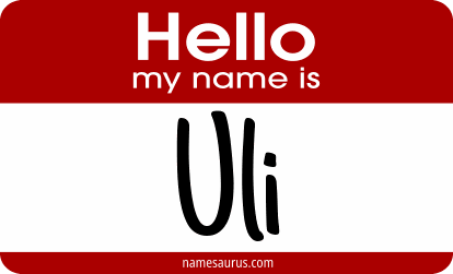 Hello my name is Uli png download