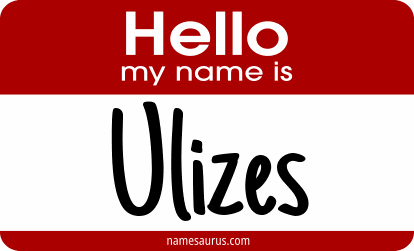 Hello my name is Ulizes png download