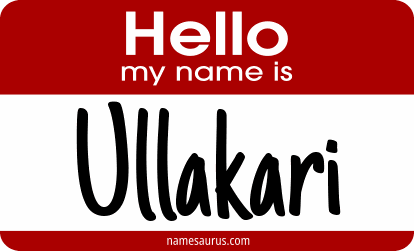 Hello my name is Ullakari png download