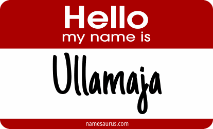 Hello my name is Ullamaja png download