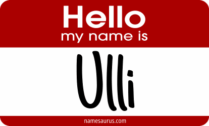 Hello my name is Ulli png download