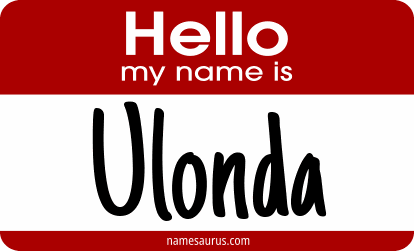 Hello my name is Ulonda png download