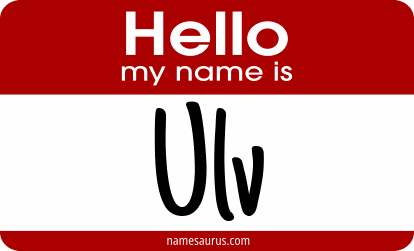 Hello my name is Ulv png download