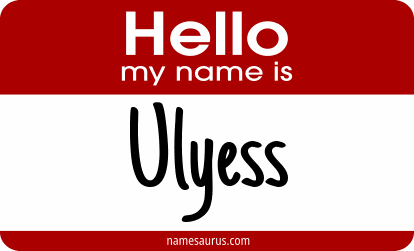 Hello my name is Ulyess png download