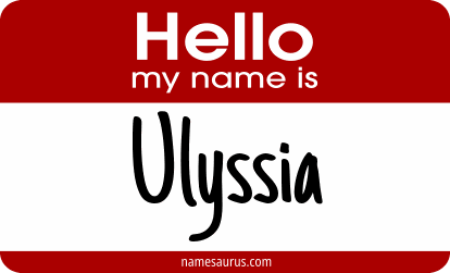 Hello my name is Ulyssia png download