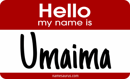 Hello my name is Umaima png download