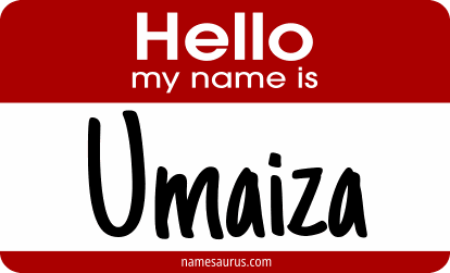 Hello my name is Umaiza png download