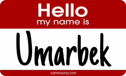 Hello my name is Umarbek png download