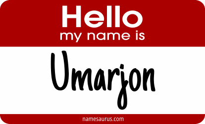 Hello my name is Umarjon png download
