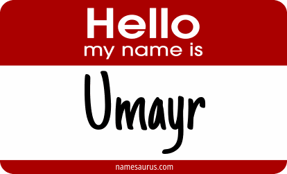 Hello my name is Umayr png download