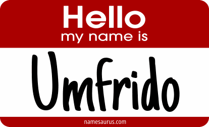 Hello my name is Umfrido png download
