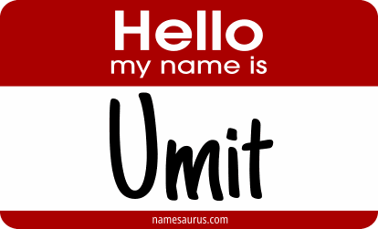 Hello my name is Umit png download