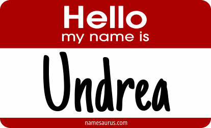 Hello my name is Undrea png download