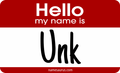 Hello my name is Unk png download
