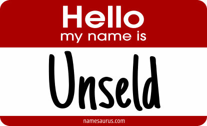 Hello my name is Unseld png download