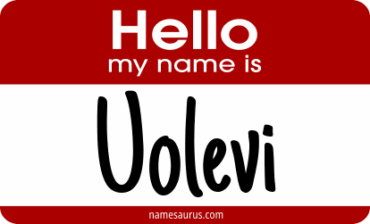 Hello my name is Uolevi png download