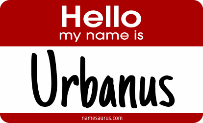Hello my name is Urbanus png download