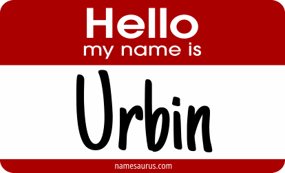 Hello my name is Urbin png download