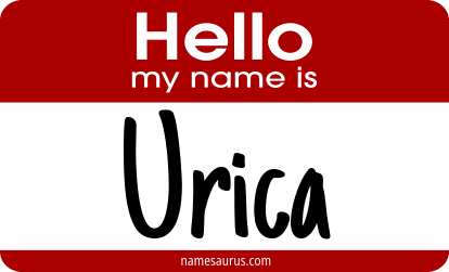 Hello my name is Urica png download