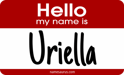 Hello my name is Uriella png download
